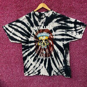Metallica Vertigo You Will Be Rock Spiral Tie Dye T-Shirt XL